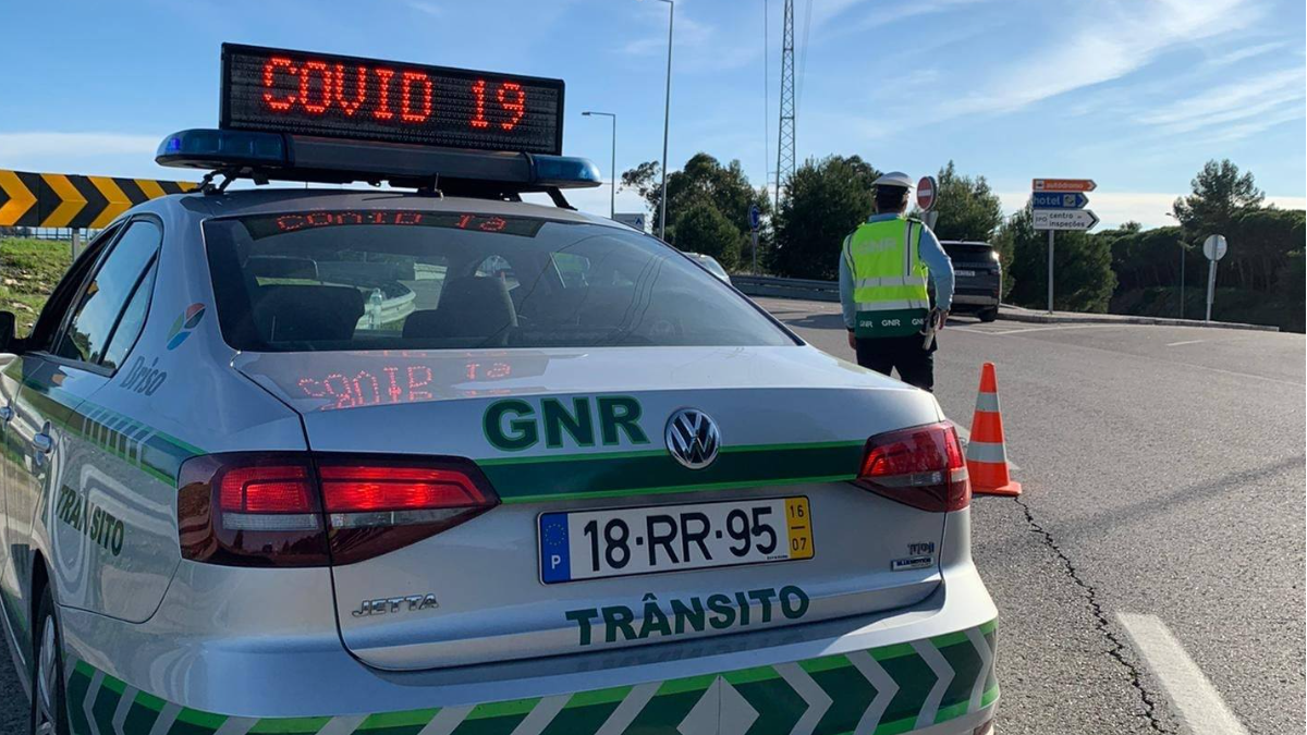Guarda nacional Republicana a controlar as medidas covid