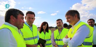 Montenegro visita às obras