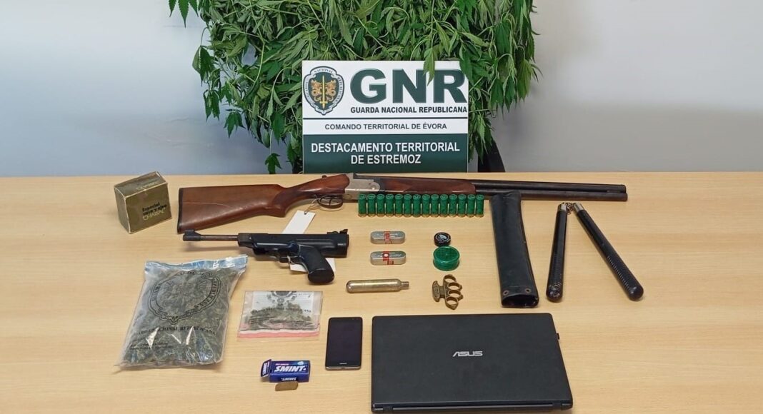 Mora: GNR homem por tráfico de estupefacientes