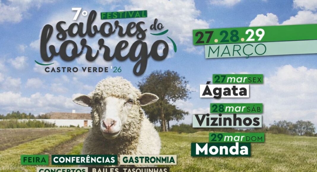Festival Sabores do Borrego regressa a Castro Verde de 27 a 29 de março