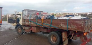 Alvito envia camião com bens alimentares e material de construção para apoiar distrito de Leiria