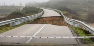 Sines: Estrada entre São Torpes e Porto Covo encerrada devido a colapso da via