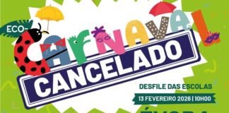 Câmara de Évora cancela Desfile de Carnaval das Escolas devido ao mau tempo
