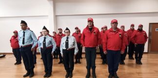 Bombeiros de Vila Viçosa promovem três elementos na corporação (c/fotos)