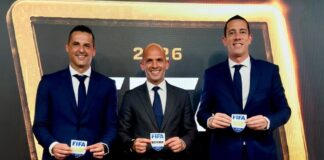 Luís Godinho recebe insígnias FIFA 2026: Árbitro de Borba atinge 10 anos no topo da arbitragem