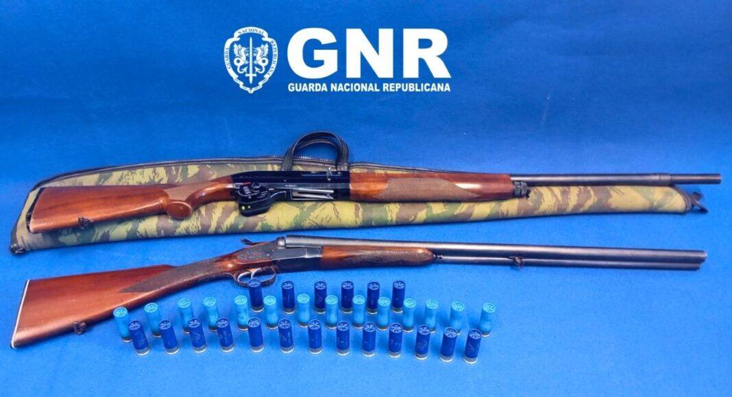 Grândola: GNR identifica idoso por violência doméstica e apreende duas caçadeiras