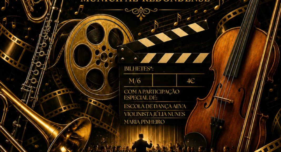 Centro Cultural de Redondo recebe espetáculo “Bandas Sonoras em Concerto – Take 2”