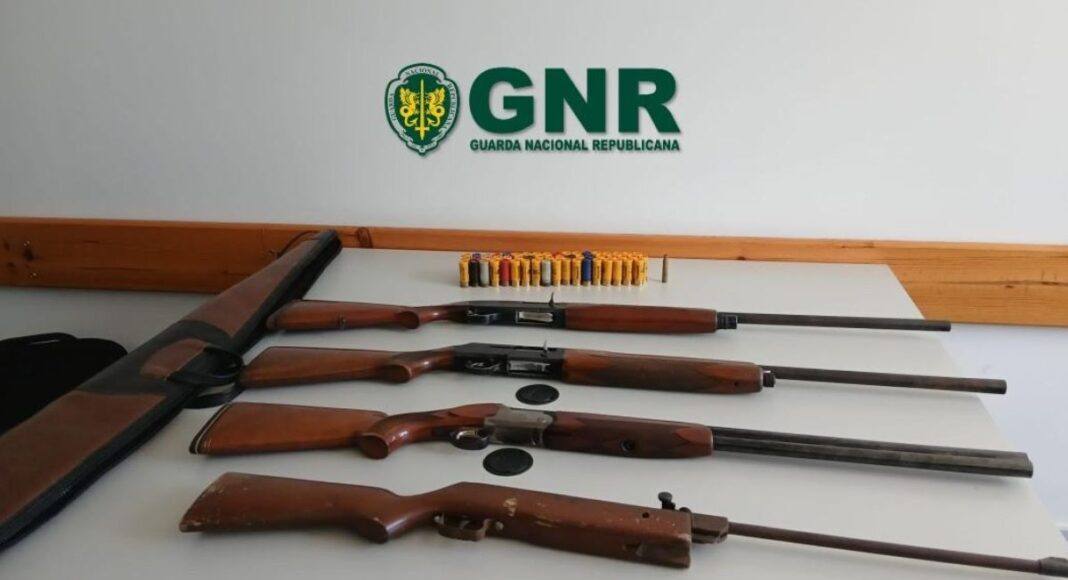 Investigação de cinco meses termina com apreensão de armas em Pias (Serpa)