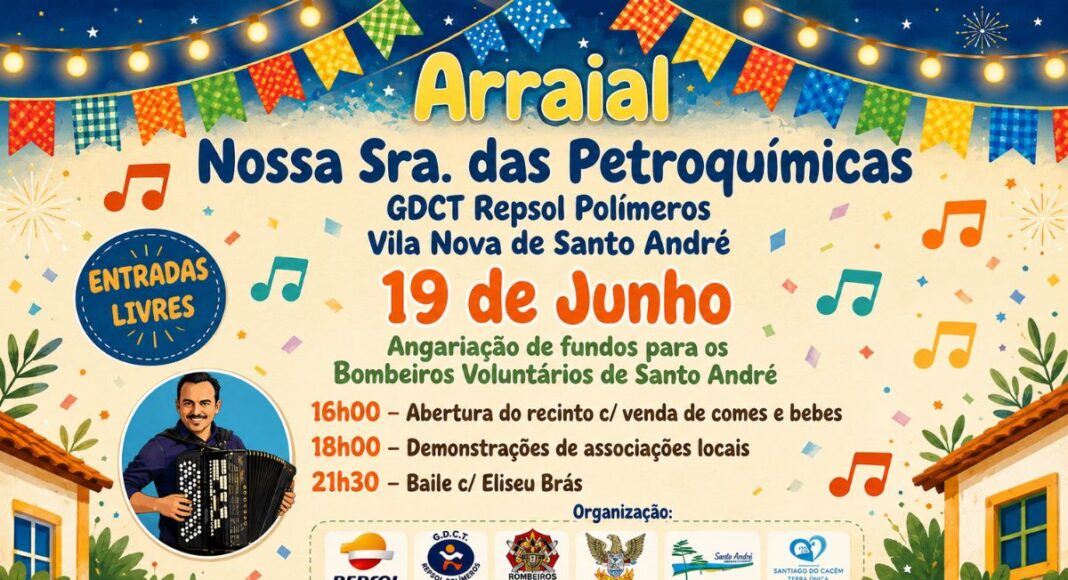 Arraial Nossa Senhora das Petroquímicas angaria fundos para os Bombeiros de Santo André