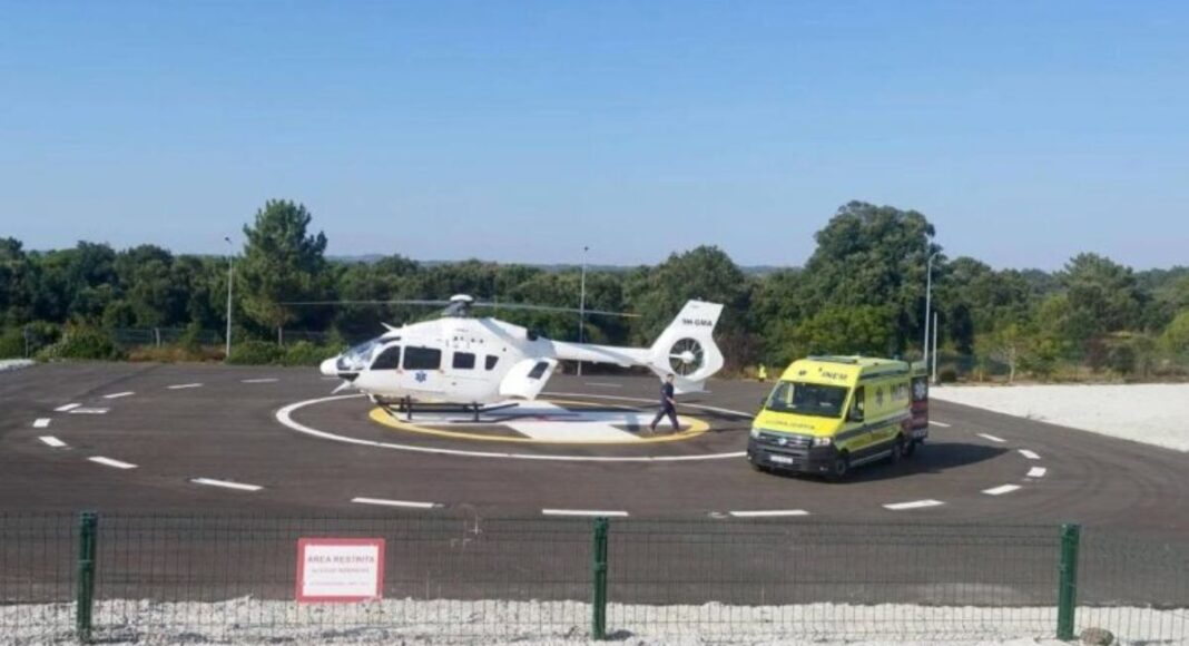 Heliporto do Hospital do Litoral Alentejano soma 16 movimentos desde 2025