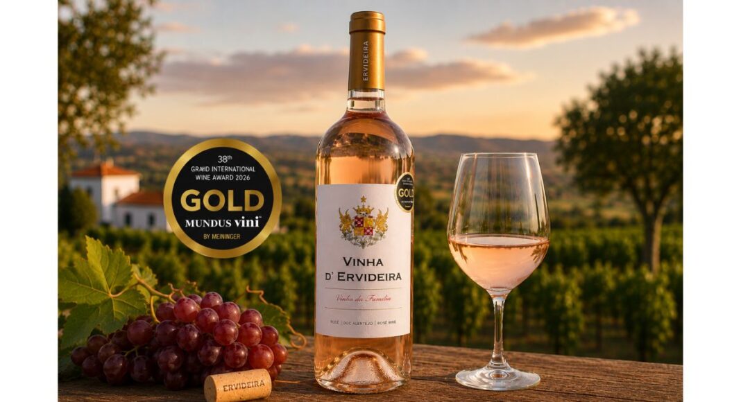Vinha D'Ervideira Rosé volta ao mercado com medalhas em concursos internacionais